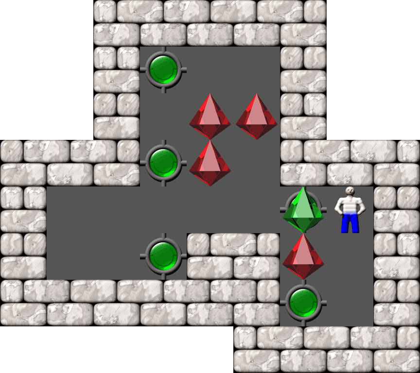 Sokoban Serg Belyaev 3 level 3